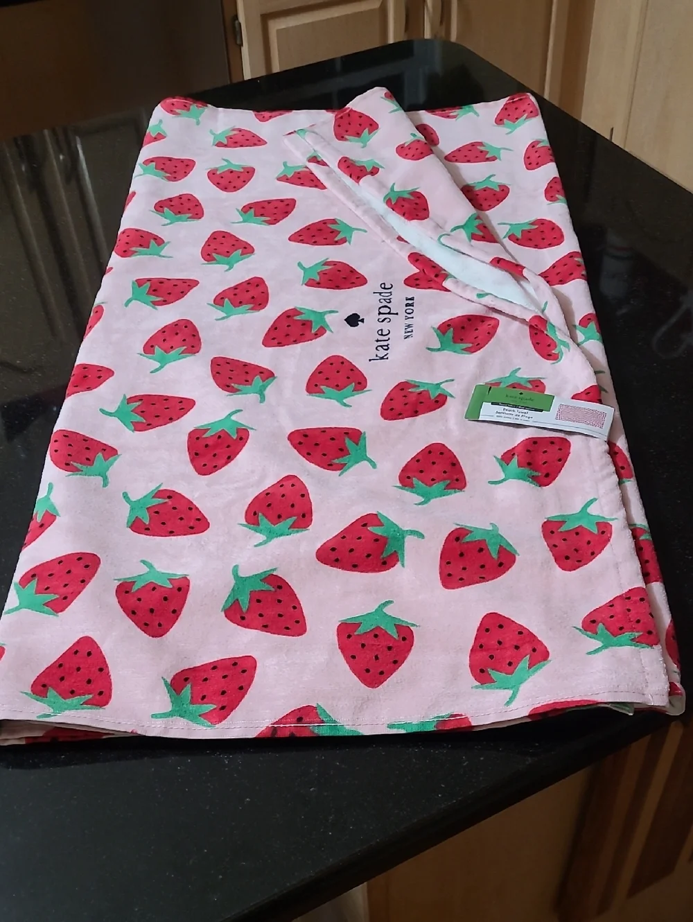 Kate Spade New Strawberries Beach Towel